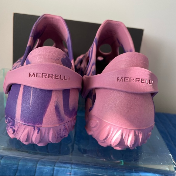 Merrell girls pink & purple Hydro moc clogs NIB - Picture 6 of 9